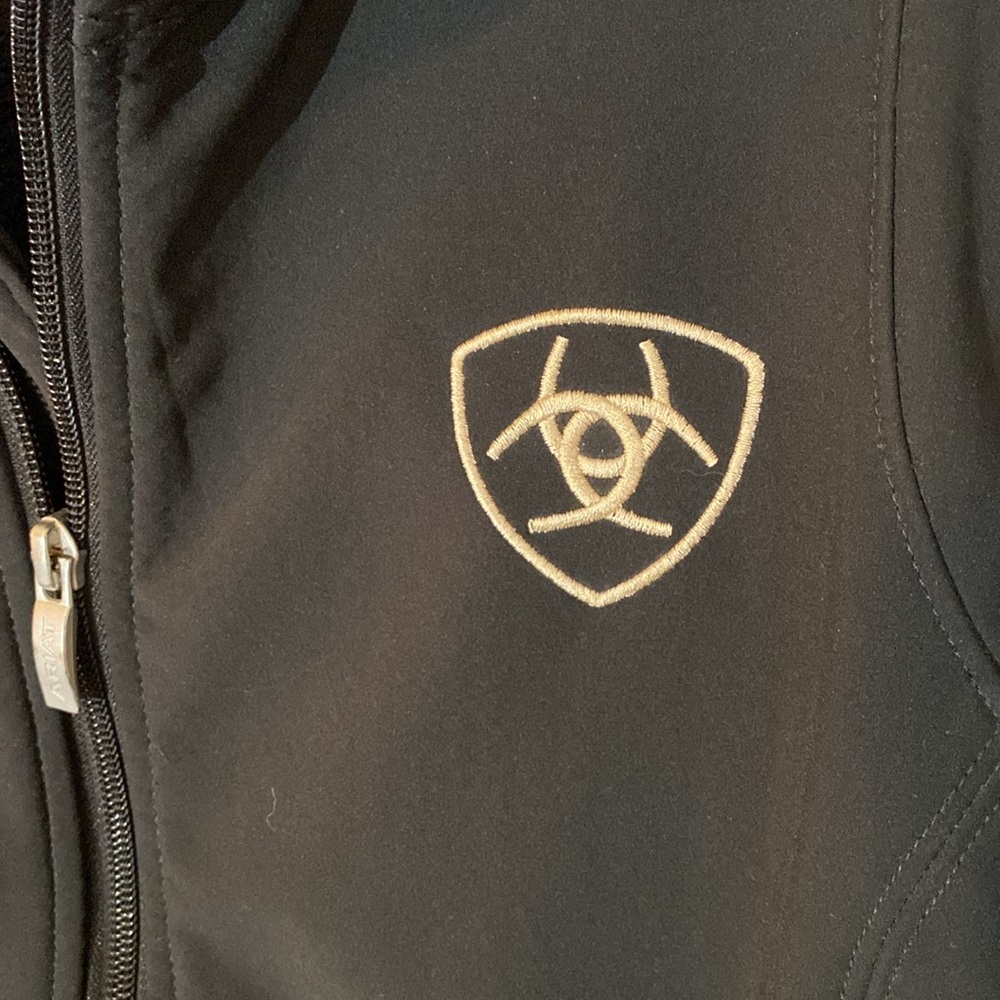 Ariat Black Softshell Jacket, L - Picture 3 of 6